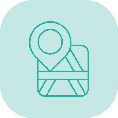 harita pin simgesi, vektör illüstrasyonu