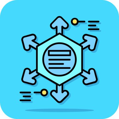 DNA simgesi. özet vektör illüstrasyonu