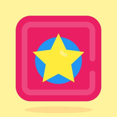 Web ve mobil uygulama tasarımı için saydam arkaplanda izole edilmiş yıldız vektör simgesi