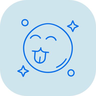 emoji simgesinin vektör illüstrasyonu