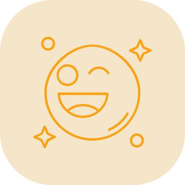 emoji. Web simgesi basit illüstrasyon