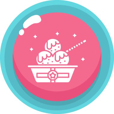 yiyecek ikonu vektör illüstrasyonu