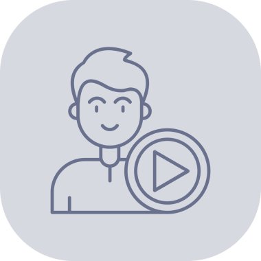 video oynatıcı vektör simgesi