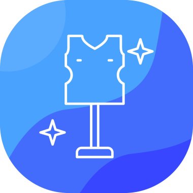 Elbise. Web simgesi basit illüstrasyon