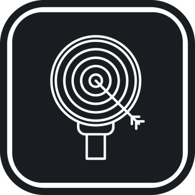 Şeker simgesi, vektör illüstrasyonu