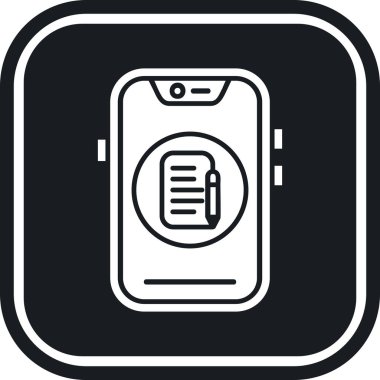 - Telefon. Web simgesi basit illüstrasyon