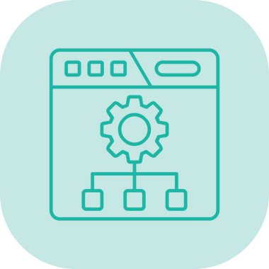 seo modern simgesinin vektör illüstrasyonu