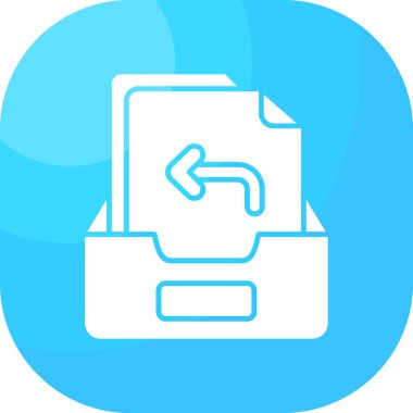 Dosya. Web simgesi basit illüstrasyon