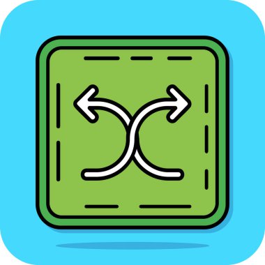 ok simgesi vektör illüstrasyonu