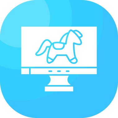 Hayvan bakımı ikonu, vektör illüstrasyonu, basit tasarım