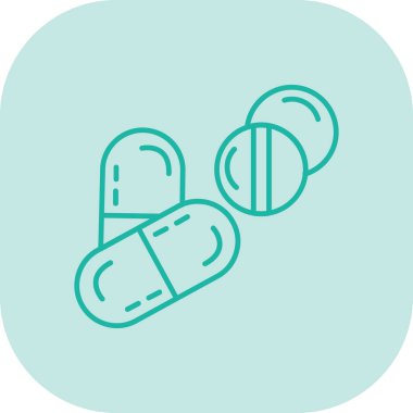 Haplar. Web simgesi basit illüstrasyon