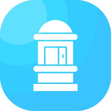 Benzersiz ev vektör simgesi