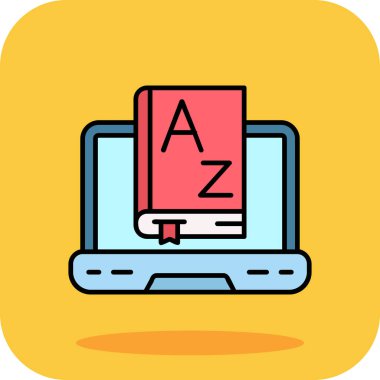 kitap simgesi vektör illüstrasyonu