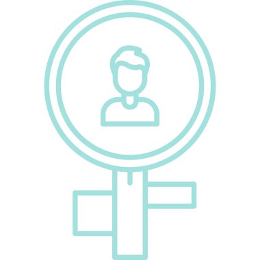 kadın kullanıcı simgesi, vektör çizim