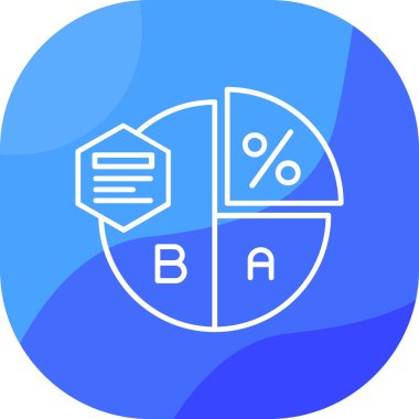 b b simgesinin vektör illüstrasyonu