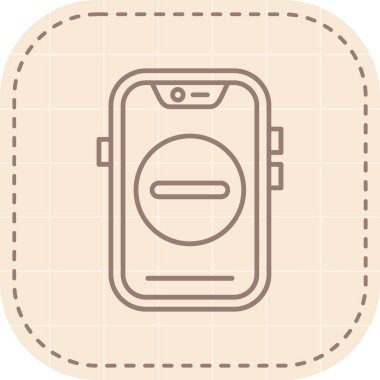 Cep telefonu. Basit resimleme