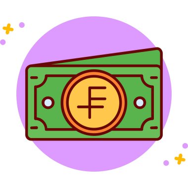 nakit dolar simgesi düz tasarım