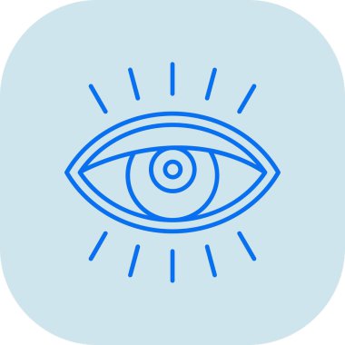 Göz simgesi vektör illüstrasyonu