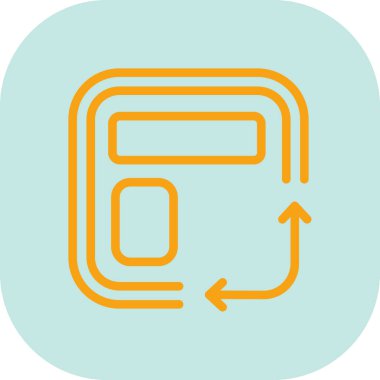 seo modern simgesinin vektör illüstrasyonu