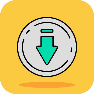 ok simgesi vektör illüstrasyonu