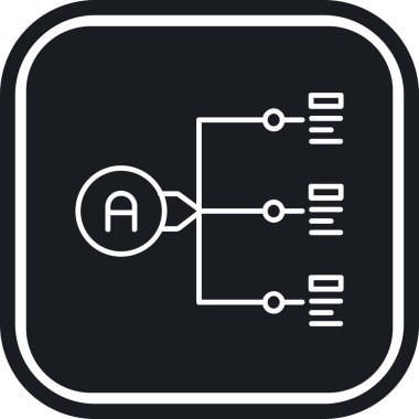 Devre kartı simgesi. vektör illüstrasyonu