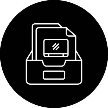 seo modern simgesinin vektör illüstrasyonu