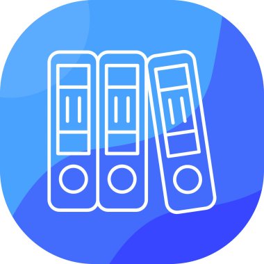 Kitaplar. Web simgesi basit illüstrasyon