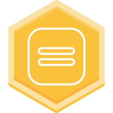 Moda tarzında izole edilmiş burger simgesi