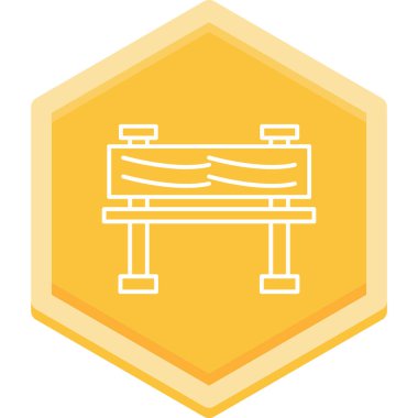 Yatağa. Web simgesi basit illüstrasyon