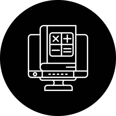 dizüstü bilgisayar simgesi, vektör illüstrasyonu