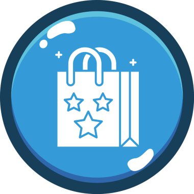 Alışveriş. Web simgesi basit illüstrasyon