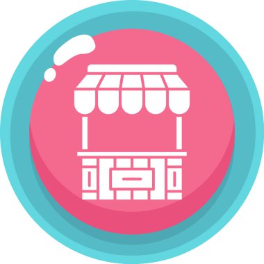 Bir b simgesinin vektör illüstrasyonu