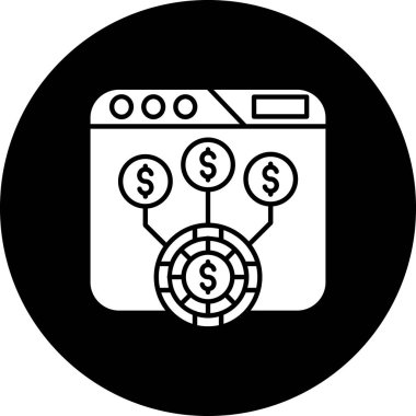 seo modern simgesinin vektör illüstrasyonu