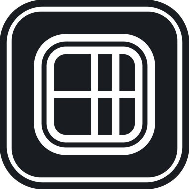 Bina. Web simgesi basit illüstrasyon