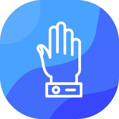 Moda tarzında izole edilmiş arka planda parmak jesti simgesi olan el