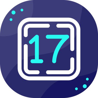 Takvim simgesi, vektör çizimi