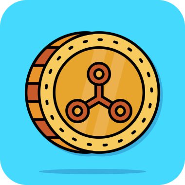 Namlu vektörü düz simgesi