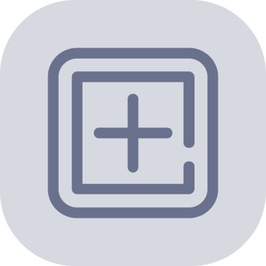 artı artı artı simge ana hat biçiminde