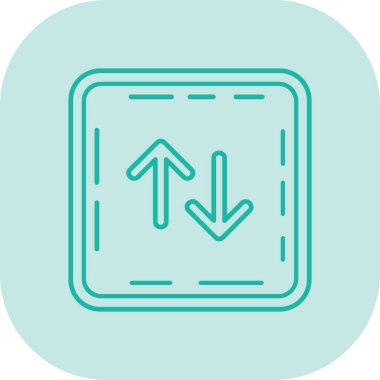 ok simgesinin vektör illüstrasyonu