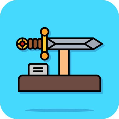 Modern simgenin vektör illüstrasyonu