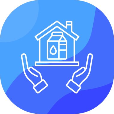 ev sahibi modern simge, vektör illüstrasyonu