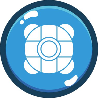 Dondurma. Web simgesi basit tasarım