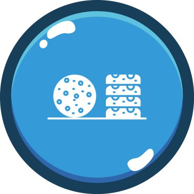 Gıda simgesinin vektör illüstrasyonu