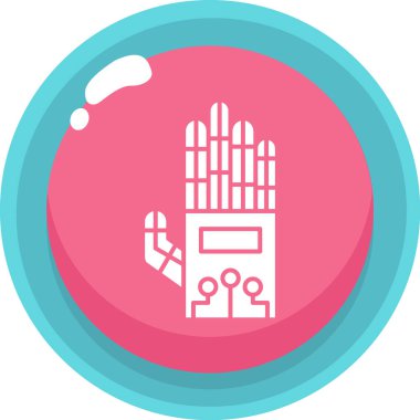 Modern b 'nin vektör illüstrasyonu eksik simgesi