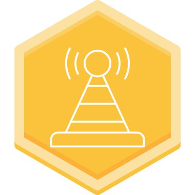 Alarm çanı simgesi modayla izole edilmiş arkaplan