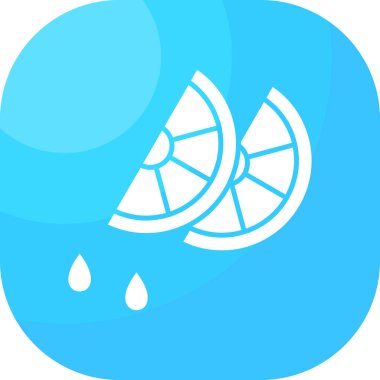 meyve ikonu vektör illüstrasyonu