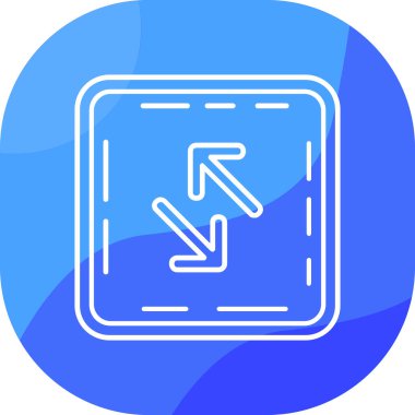 Ok. Web simgesi basit illüstrasyon