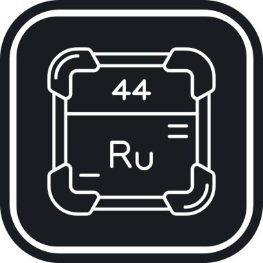 Kimyasal simge, vektör çizimi