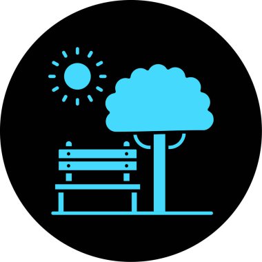 Buluttaki bir ağacın vektör çizimi