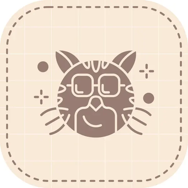   Güneş gözlüğü simgesindeki kedi işaret çizimi 